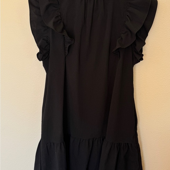 Black Ruffled Dress - Picture 7 of 11